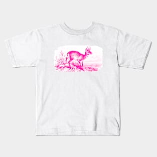 Muntjac Deer Design Kids T-Shirt